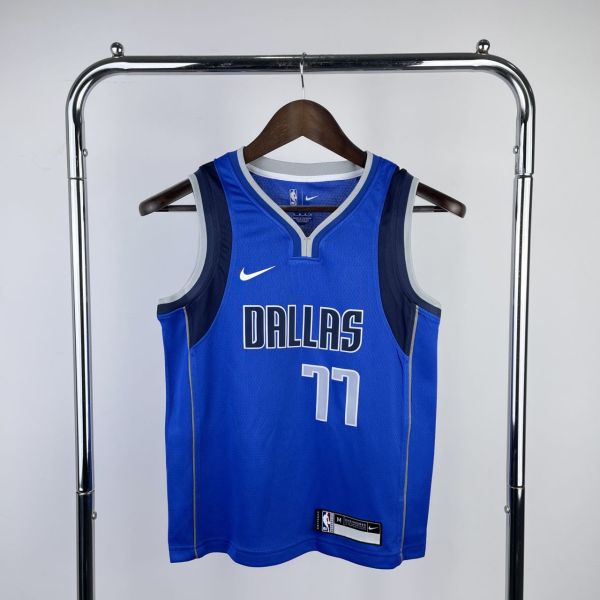 Youth Luka Doncic Blue Team Jersey