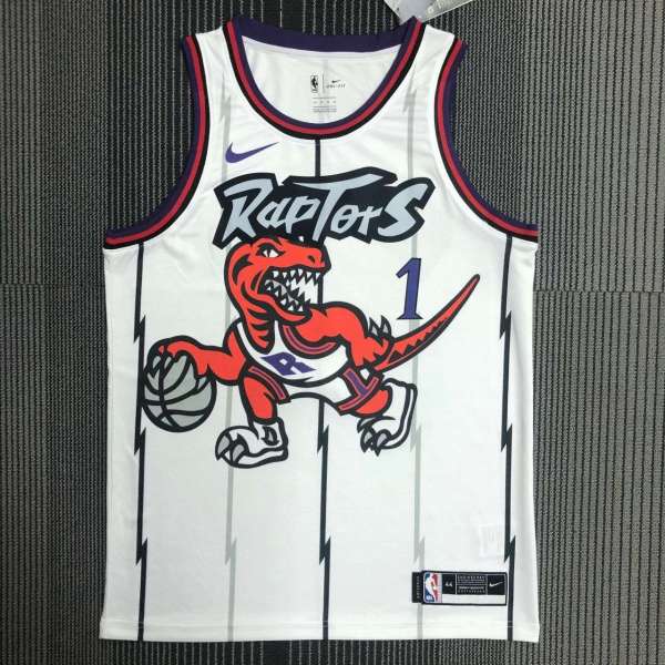 Men's Tracy McGrady White Retro Team Jersey