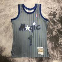 Men's M&N 1994/95 Anfernee Hardaway Gray Retro Jersey