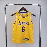 Youth LeBron James Yellow Team Jersey