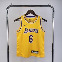 Youth LeBron James Yellow Team Jersey