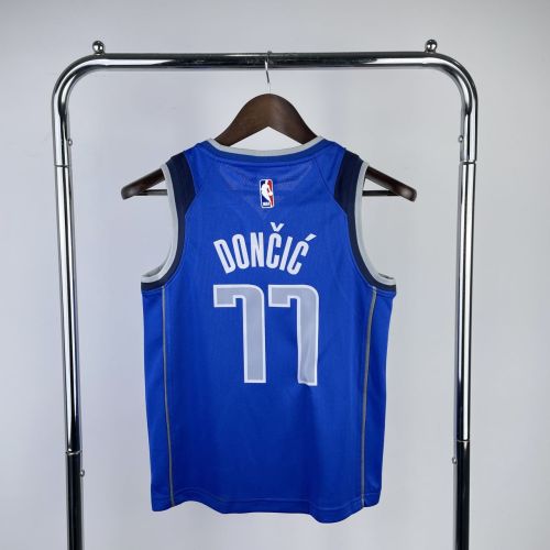 Youth Luka Doncic Blue Team Jersey
