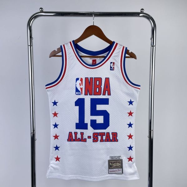 Men's 2003 Vince Carter All Star White Retro Jersey