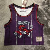 Women's M&N Anthony Carter Purple Retro Jersey