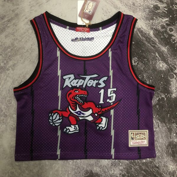 Women's M&N Anthony Carter Purple Retro Jersey