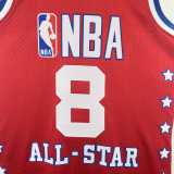 Men's 2003 Kobe Bryant All Star Red Retro Jersey