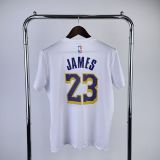 Men's LeBron James White Team T-shirt