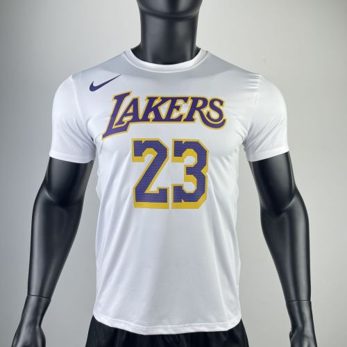 Men's LeBron James White Team T-shirt