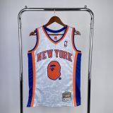 Men's BAPE×M&N White Team Jersey