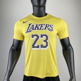 Men's LeBron James Yellow Team T-shirt