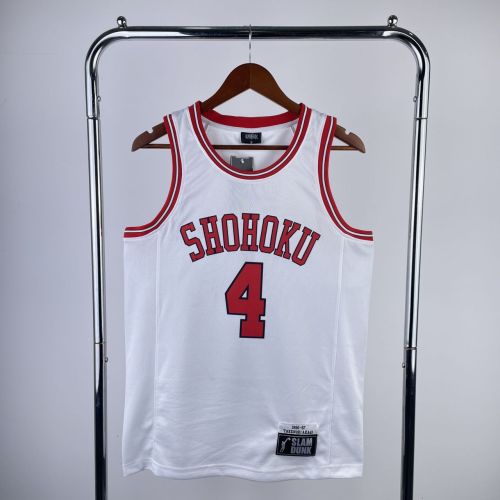 Men's Slam Dunk Takenori Akagi White Team Jersey