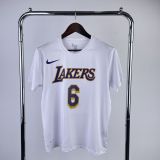 Men's LeBron James White Team T-shirt