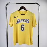 Men's LeBron James Yellow Team T-shirt