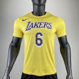Men's LeBron James Yellow Team T-shirt