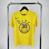 Men's Stephen Curry Yellow Team T-shirt