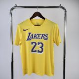 Men's LeBron James Yellow Team T-shirt