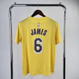 Men's LeBron James Yellow Team T-shirt