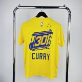 Men's Stephen Curry Yellow Team T-shirt