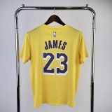 Men's LeBron James Yellow Team T-shirt