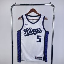 Men's De’Aaron Fox White Home Team Jersey