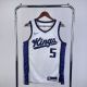 Men's De’Aaron Fox White Home Team Jersey
