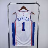 Men's James Harden Home White Team Jersey