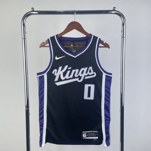Men's Malik Monk Black Away Team Jersey