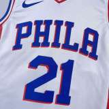 Men's Joel Embiid Home White Team Jersey