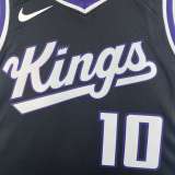 Men's Domantas Sabonis Black Away Team Jersey