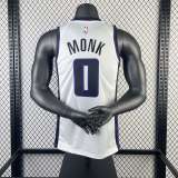Men's Malik Monk White Home Team Jersey