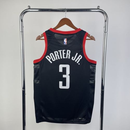 Men's Kevin Porter Jr. Black Team Jersey - Statement Edition