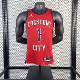 Men's Zion Williamson Red Team Jersey - Statement Edition