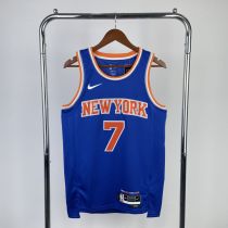 Men's Carmelo Anthony Away Blue Team Jersey