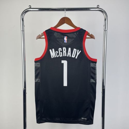 Men's Tracy McGrady Black Team Jersey - Statement Edition