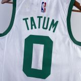 Men's Jayson Tatum White Retro Team Jersey - 75th Anniversary Edition