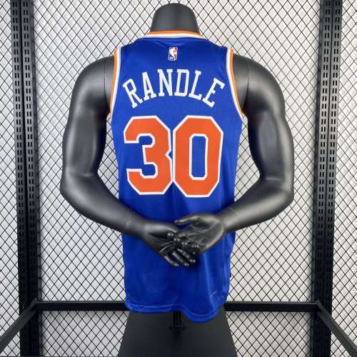 Men's Julius Randle Away Blue Team Jersey