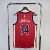 Men's Brandon Ingram Red Team Jersey - Statement Edition