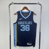 Men's Marcus Smart Blue Away Team Jersey