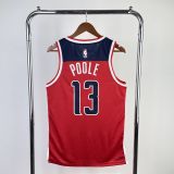 Men's Jordan Poole Red Away Team Jersey
