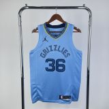 Men's Marcus Smart Blue Team Jersey - Statement Edition