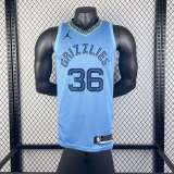 Men's Marcus Smart Blue Team Jersey - Statement Edition