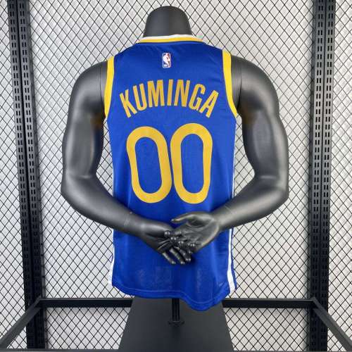 Men's Jonathan Kuminga Blue Away Team Jersey