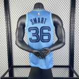 Men's Marcus Smart Blue Team Jersey - Statement Edition