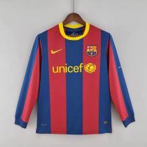 Barcelona 2010/2011 Home Retro Long Sleeve Jersey