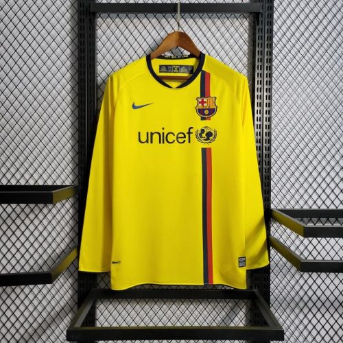 Barcelona 2008/2010 Away Retro Long Sleeve Jersey