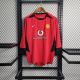 MUFC 2002/2003 Home Retro Long Sleeve Jersey