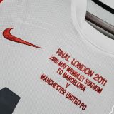 MUFC 2010/2011 UCL Final Away Retro Jersey