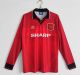 MUFC 1994/1996 Home Retro Long Sleeve Jersey