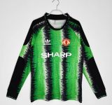 MUFC 1990/1992 Goalkeeper Retro Long Sleeve Jersey