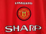 MUFC 1996/1998 Home Retro Long Sleeve Jersey